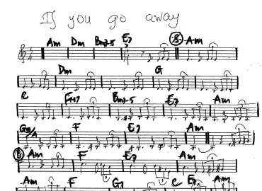 If You Go Alway sheet