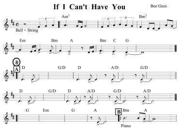 If I Can't Have You sheet