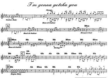 I'm Gonna Getcha You sheet