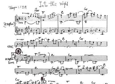 In To The Night sheet