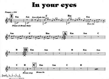 In Your Eyes sheet