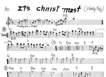 It's Christmas sheet