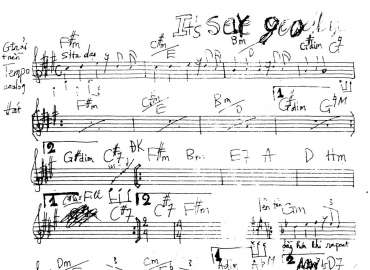 It's Say Goodbye sheet