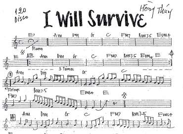 I Will Survive sheet