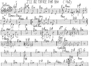 I'll Be There For You sheet