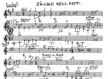 Jingle bell rock sheet