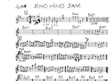 Jino hino Jam sheet