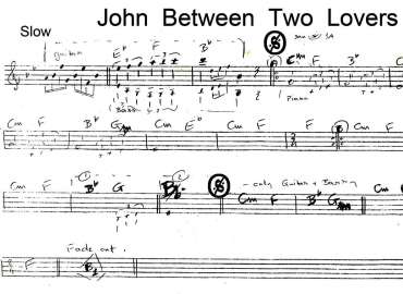 John betwwen two lovers sheet