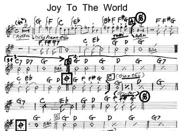 Joy to the world sheet