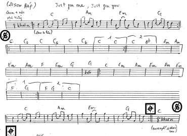 Just for me , Just fon you sheet