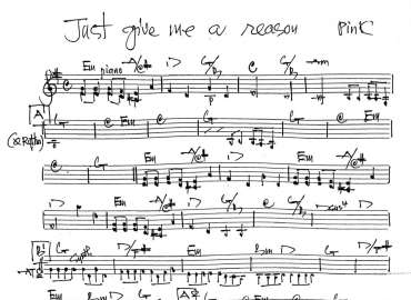 Just give me a reason pink sheet