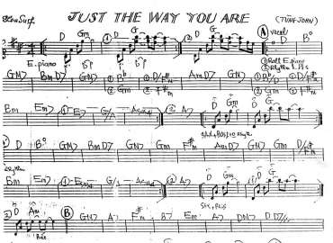 Just the way you are sheet