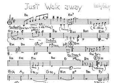 Just walk away sheet