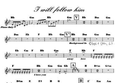 I Will Follow Him sheet