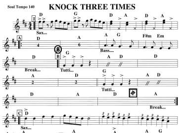Knock three times sheet