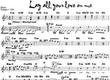 Lag All Your Love On Me sheet