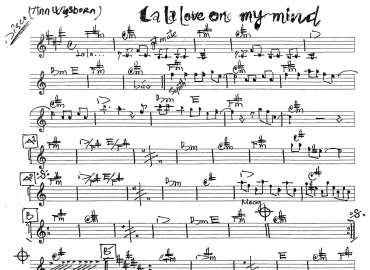 Lala Love On My Mind sheet