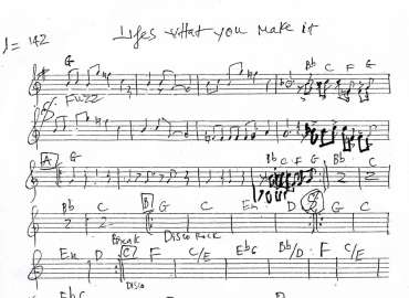 Lifes What You Make It sheet