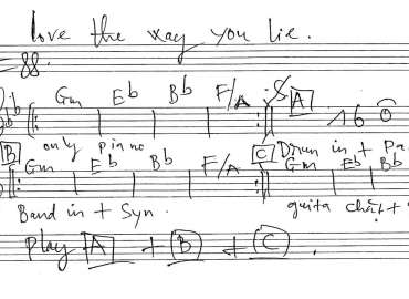 Love The Way You Lie sheet