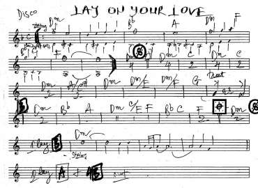 Lay On Your Love sheet