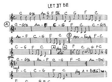 Let It Be sheet
