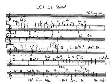 Let It Snow sheet