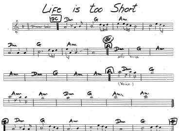 Life Is Too Short sheet