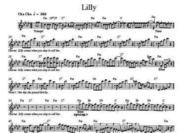 Lilly sheet