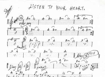 Listen To Your Heart sheet