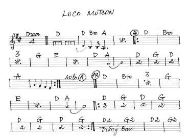 Loco Motion sheet