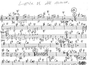 Love Is All Arouna sheet