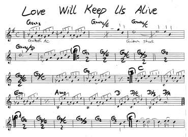 Love Will Keep Us Alive sheet