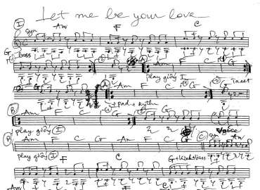 Let Me Be Your Love sheet