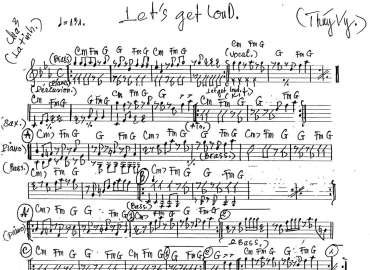 Let's Get Loud sheet