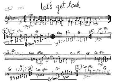 Let's Get Loud sheet