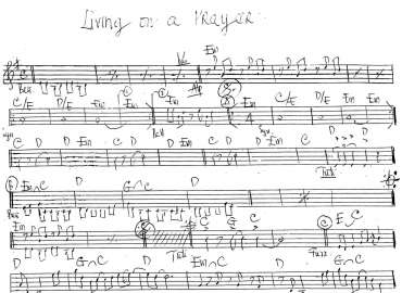 Living On A Array sheet