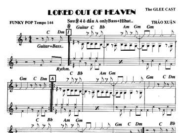 Loked Out Of Heaven sheet