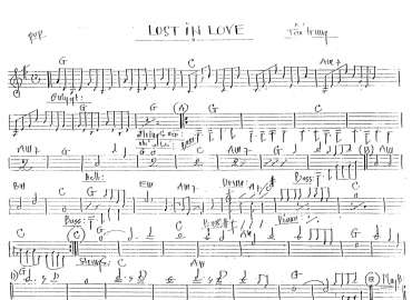 Lost In Love sheet
