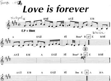 Love Is Forever sheet