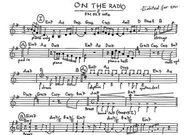 On The Radio sheet