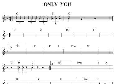 Only You sheet