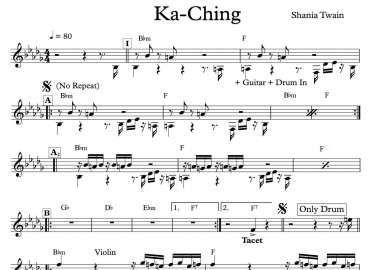 Ka-Ching sheet