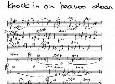 knock in on heaven door sheet