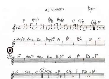 25 Minutes sheet