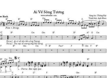 Ai Về Sông Tương sheet band