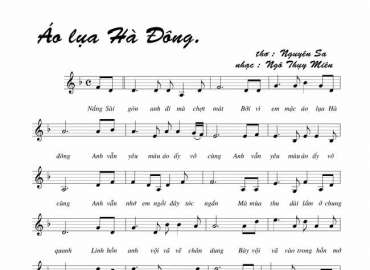 Áo lụa hà đông sheet có lời