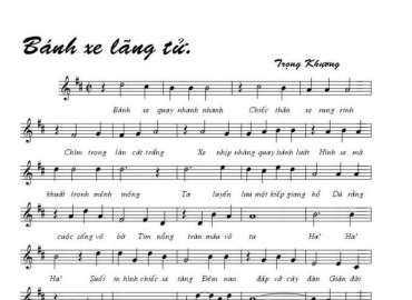 Bánh Xe Lãng Tử sheet có lời