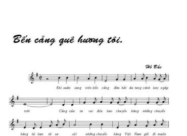 Bến Cảng Quê Hương Tôi sheet có lời