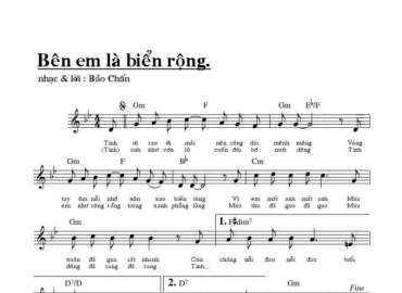 Bên Em LÀ Biển Rộng sheet có lời