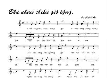 Bên Nhau Chiều Gió Lộng sheet có lời